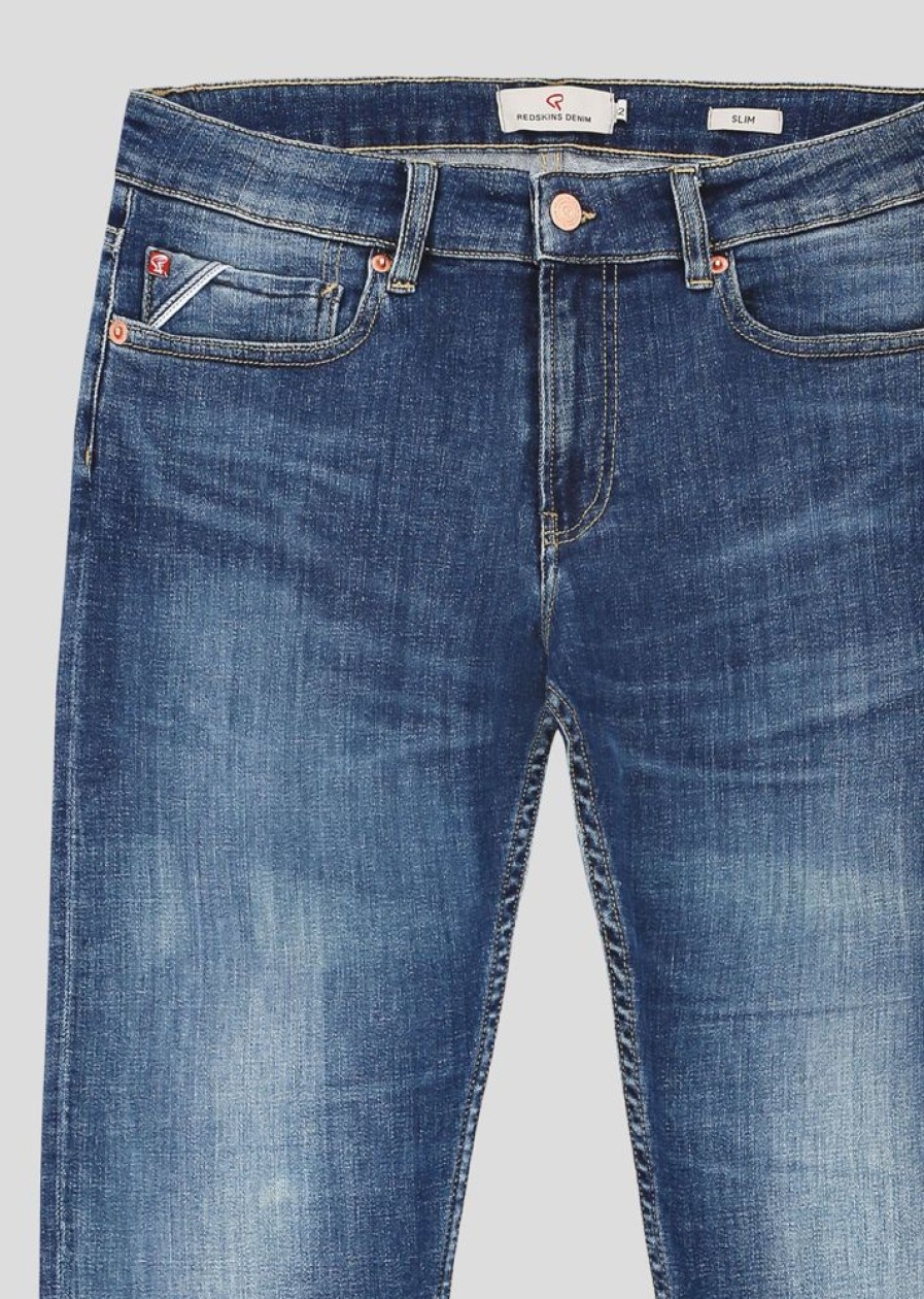 Homme Redskins Jeans & Pantalons | Jeans Eden Reacher Stone Blue