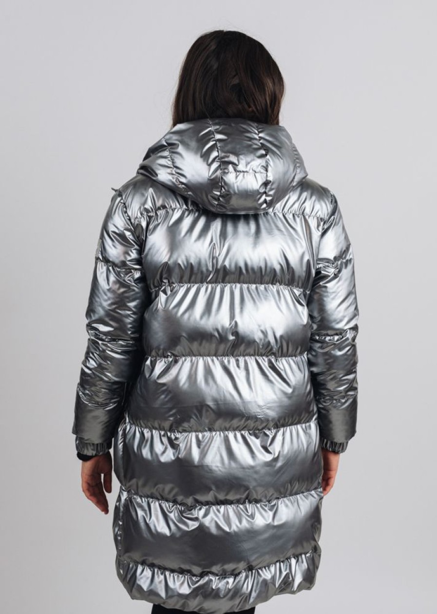 Femme Redskins Doudounes & Parkas Femme | Doudoune Wells Chase Silver