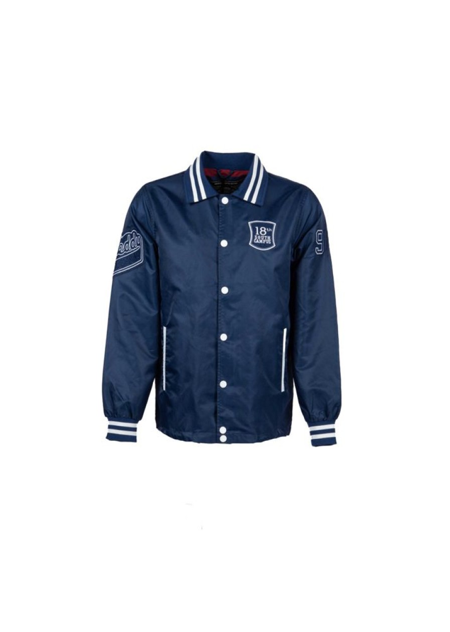 Homme Redskins Blousons & Vestes | Blouson Skateboard Hopkins Navy Blue